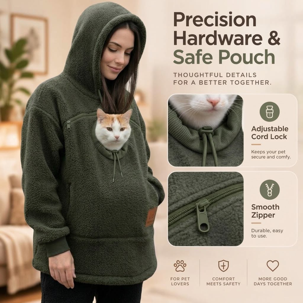 PawHug™ Pet Pouch Hoodie
