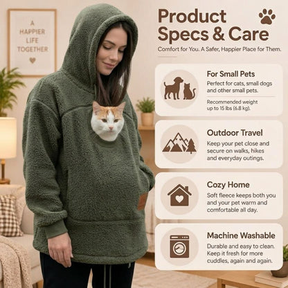 PawHug™ Pet Pouch Hoodie